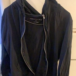 Classic Black Zip-Up